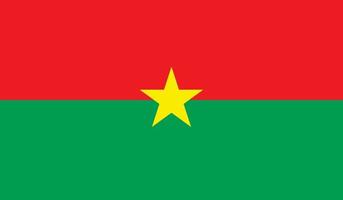 Burkina faso flagga bild vektor