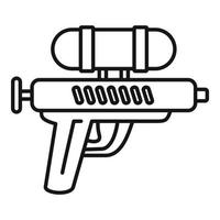 Wasserpistolensymbol, Umrissstil vektor