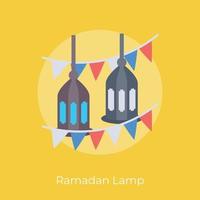 trendige Ramadan-Lampe vektor