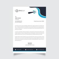 Briefkopf-Designvorlage für Unternehmen vektor