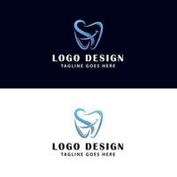 buchstabe s oder sh dental logo design vektor