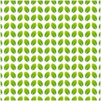 Muster grünes Blatt Hintergrundvorlage vektor