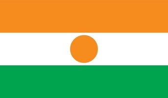 niger flagga bild vektor