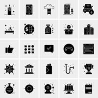 25 universelle Business-Icons Vektor kreative Icon-Illustration zur Verwendung in Web- und Mobilprojekten