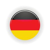 Tyskland ikon cirkel vektor