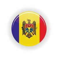 Moldavien ikon cirkel vektor