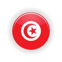 tunisien ikon cirkel vektor