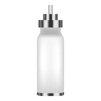 Symbol für Inhalator-Sprühflasche, realistischer Stil vektor