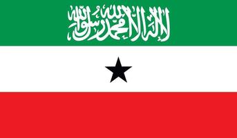 somaliland flagga bild vektor