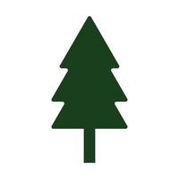 jul träd logotyp ikon design vektor