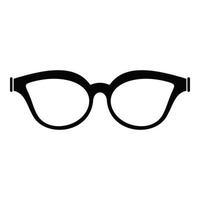 Kurzsichtige Brillenikone, einfacher Stil. vektor