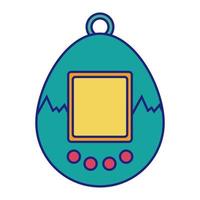 tamagotchi ikon platt design vektor