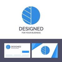 kreativ företag kort och logotyp mall redigering Foto skugga vektor illustration
