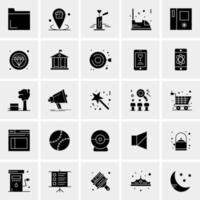 25 universelle Business-Icons Vektor kreative Icon-Illustration zur Verwendung in Web- und Mobilprojekten