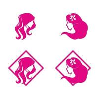 Beauty-Salon-Logo-Vektor-Icon-Design-Vorlage-Vektor vektor