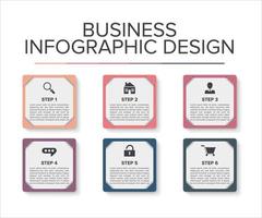 element set moderne infografik designideen elegante präsentation business vektor