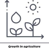 Smart Modern Farming, Landwirtschaftsvektorbündeldatei vollständig editierbar und skalierbar vektor