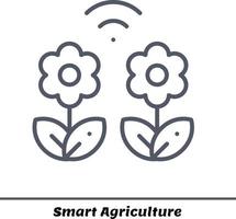 Smart Modern Farming, Landwirtschaftsvektorbündeldatei vollständig editierbar und skalierbar vektor