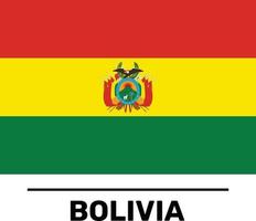 Bolivien-Flagge vollständig bearbeitbare und skalierbare Vektordatei vektor