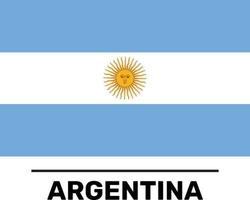 Vektordatei der argentinischen Flagge vollständig editierbar und skalierbar, einfach zu verwenden vektor