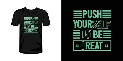 skjuta på själv till vara bra typografi t-shirt design vektor