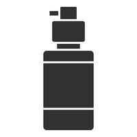 Symbol für medizinisches Spray, einfacher Stil vektor