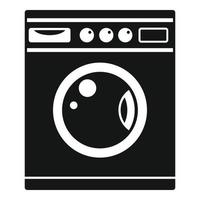 Waschmaschinensymbol, einfacher Stil vektor