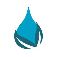 aqua drop wassertröpfchen logo eco mineral natürliches design vektorvorlage vektor