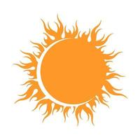 gelbe sonne platzen stern symbol sonne symbol logo design vektor-illustration ein sonnenschein-element vektor