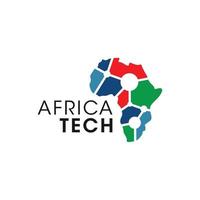 afrikanisches technologievektor-illustrationslogo vektor