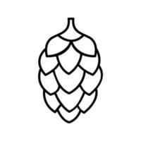 Hopfen-Vektor-Symbol vektor