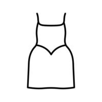 Party-Kleid-Vektor-Symbol vektor