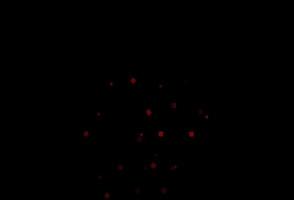 dunkelroter Vektorhintergrund mit Dreiecken, Kreisen, Würfeln. vektor