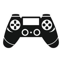 Unterhaltungs-Gamepad-Symbol, einfacher Stil vektor