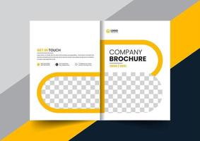 unternehmen unternehmensprofil broschüre jahresbericht broschürenvorschlag deckblattlayout konzeptdesign vektor