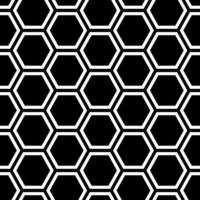 nahtloses muster der waben. abstrakte geometrische nahtlose Wabenmuster. Hexagon-Muster. Vektor-Illustration vektor