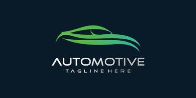 Automobil-Logo-Design mit modernem Premium-Vektor im einzigartigen Stil vektor