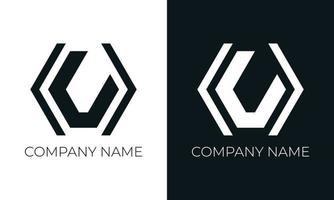 Anfangsbuchstabe u Logo-Vektor-Design-Vorlage. kreative, moderne, trendige u-typografie und schwarze farben. vektor