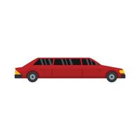 limousine ikon, platt stil vektor