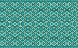geometrisches ethnisches Muster, Vektorstickerei-Pixelhintergrund, Pixel nahtloser ethnischer Stil vektor