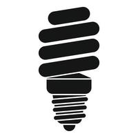 LED-Glühbirnen-Symbol, einfacher Stil vektor