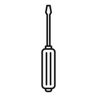 Symbol für elektrischen Schraubendreher, Umrissstil vektor