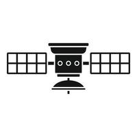 Broadcast-Satelliten-Symbol, einfacher Stil vektor