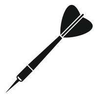 Jagd-Dart-Symbol, einfacher Stil vektor