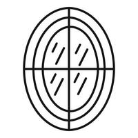 Saphir-Symbol, Umrissstil vektor