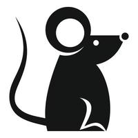Sternzeichen Ratte Symbol, einfacher Stil vektor