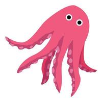 Aquarium Oktopus-Symbol, Cartoon-Stil vektor