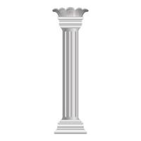 Säulengebäude-Symbol, Cartoon-Stil