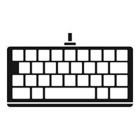 Computertastatur-Symbol, einfacher Stil vektor
