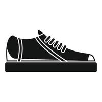 modern sko reparera ikon, enkel stil vektor